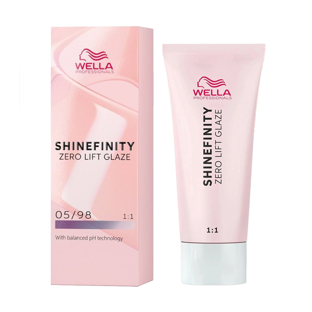 Напівперманентна фарба для волосся Wella Professionals Shinefinity Zero Lift Glaze 05/98 Steel Orchid, 60 мл
